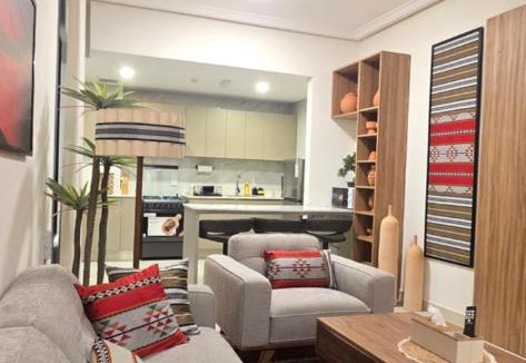 Bawshar Apartment | Modern Omani Inspired Apartment in Muscat