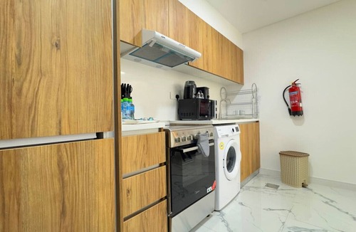 Masdar City Apartment | Oasis Grove: Stylish 2BR Retreat in Masdar City