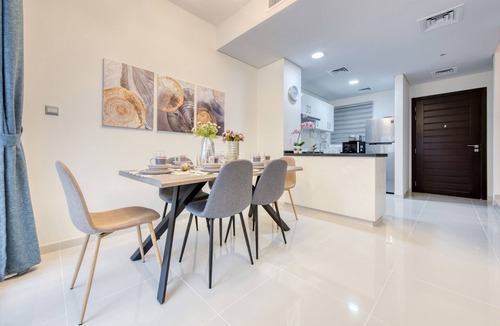 Dubai Ski Chalet | Opulent 3BR Townhouse at DAMAC Hills 2 Akoya by Deluxe Holiday Homes