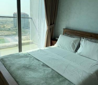 Dubai Apartment | Peaceful Cozy 1 BHK Pool Garden View Liwan Dubai Land