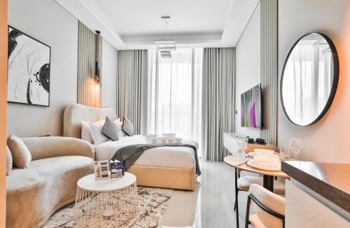 Al Barsha Apartment | Peaceful Studio with Resort Amenities Samana PV by Vibel