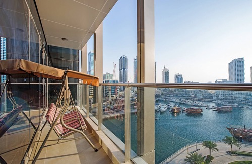 Jumeirah Beach Residence Apartment | Pelicanstay - Full Marina and Pool View