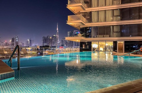 Al Safa Apartment | Premium Canal Front 3BR- Burj Khalifa & Canal Views -Near Safa Park