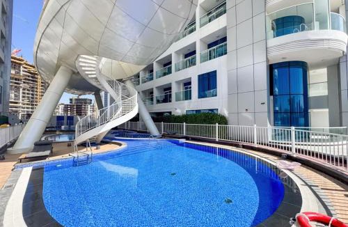 Al Barsha Apartment | PVH - Opalz by Danube - Pristine Studio with Private Pool near Miracle Garden
