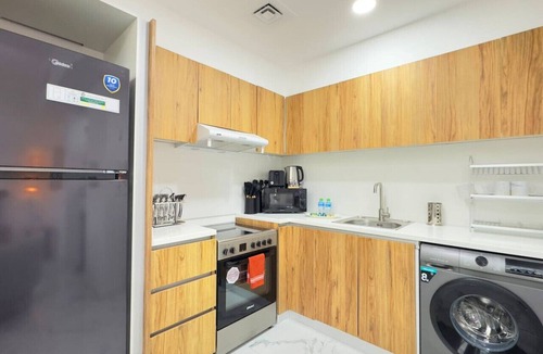 Masdar City Apartment | Refined 2BR Escape w/Pool & Parking - Masdar