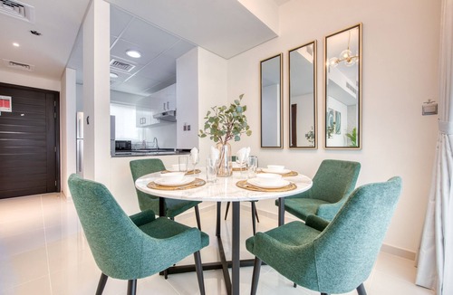 Dubai Ski Chalet | Restful 3BR Townhouse at DAMAC Hills 2 Mimosa by Deluxe Holiday Homes