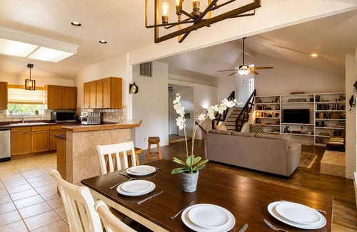 Seguin House | Riverfront retreat w/wraparound deck, Movie Room, Firepit