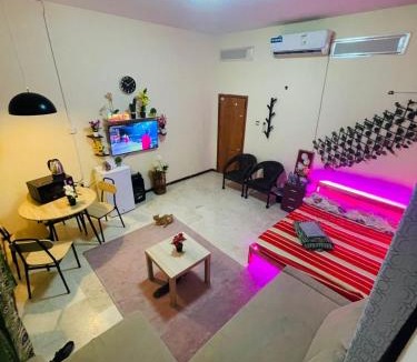 Madinat Zayed Villa | Room attached toilet for 4 pax with tv