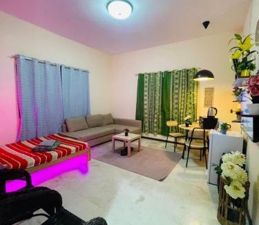 Madinat Zayed Villa | Room attached toilet for 4 pax with tv