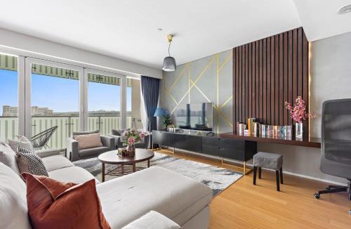 Al Raha Beach Apartment | Silkhaus Vacation Homes Modern 2BDR Near Banks of Al Rahah