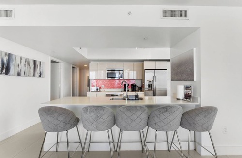 Hallandale Beach Condo | Sleek & Spacious 3-BR Condo at Miami’s Beachwalk Resort - 25 min to FIFA!