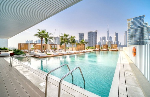 Business Bay House | Sleek Studio w/Burj Views Near Downtown and Canal