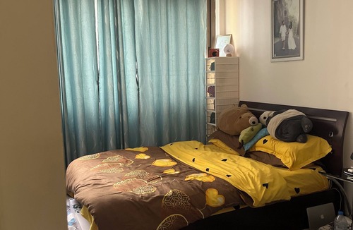 Abu Dhabi Apartment | Soothing 1-bedroom apartment with AC in Abu Dhabi