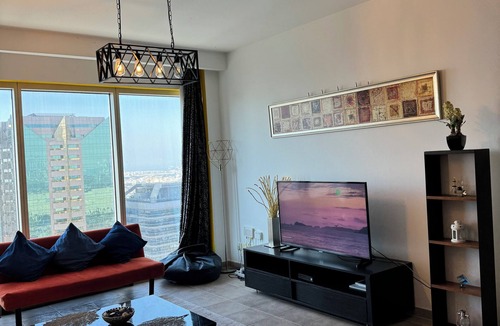 Trade Center Apartment | Spacious 3-bedroom apartment with WiFi, AC in welcoming Dubai