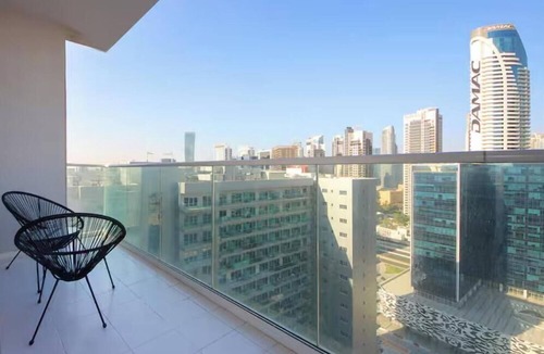 Downtown Dubai Apartment | Studio Fashion Ave Dubai Mall Partial Burj Khalifa