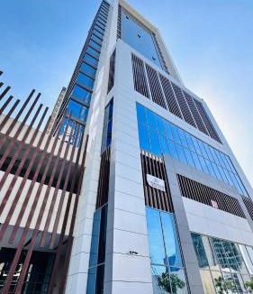 Business Bay House | Upscale Apartment at Oval Tower Near Downtown with Balcony and Parking by Belvilla