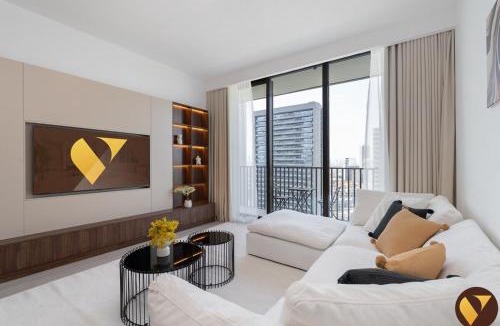 Jumeirah Village Circle Apartment | Vogue Vacation Homes, Luma Park Views JVC Near Circle Mall, Two Bedroom Apartment with Balcony, Park, City and Vibrant community View, Access to All Amenities