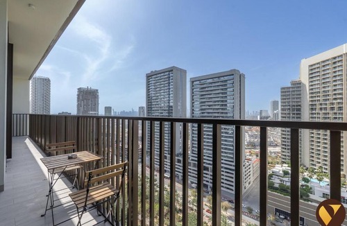 Jumeirah Village Circle Apartment | Vogue Vacation Homes, Luma Park Views JVC Near Circle Mall, Two Bedroom Apartment with Balcony, Park, City and Vibrant community View, Access to All Amenities