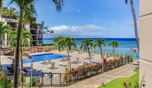 Aston Kaanapali Shores: Ocean and Beach Just Steps Away Unit 203 2BR 2BA