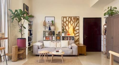 Boutique-Style Boho Studio near Yas & Downtown