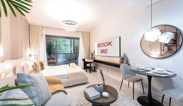 Free housekeeping visits during your stay - StayShort - Stunning Studio Unit in Business Bay that Sleeps 2!
