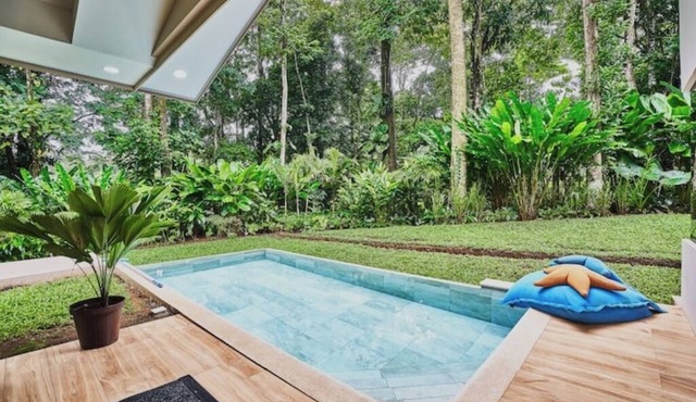 Garden House with Private Pool and Forest Views
