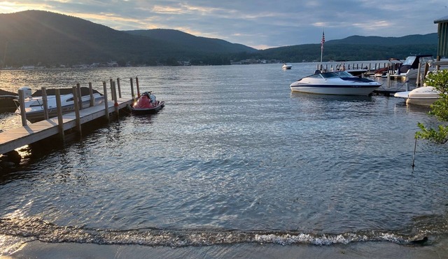 Lake George Perfect Location with Lakefront Access & View of Summer Fireworks