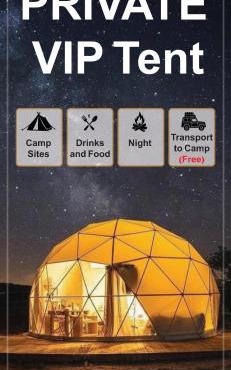 Private VIP Tent in the Desert