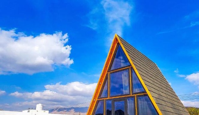 Wadi Bani Khalid-Al Joud Green hostel A-Frame Cabin