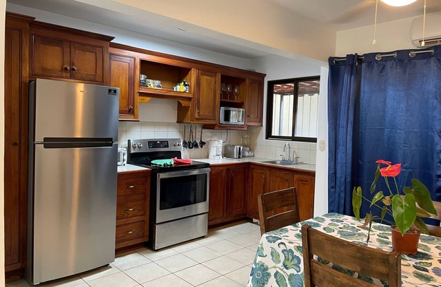 Two Bedroom condo with Great Roof Terrace and walking distance to the beach
