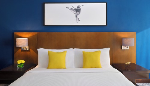 Club Room, 1 King Bed, City View
