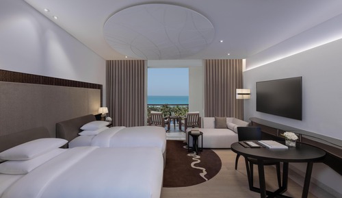 Room, 2 Twin Beds, Sea View