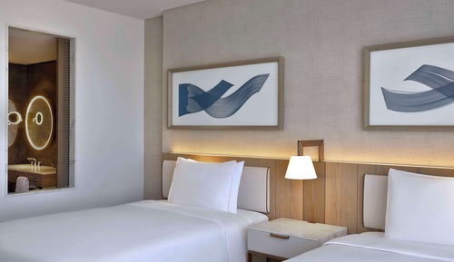 Basic Double Room, 2 Double Beds (Theme Park Access)