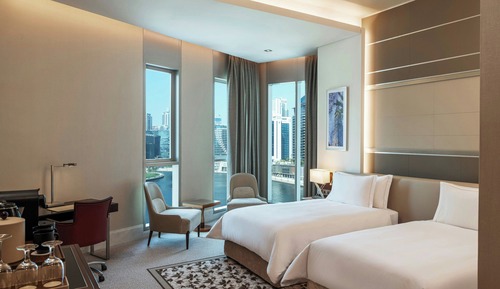 Deluxe Room, 2 Twin Beds, Bay View
