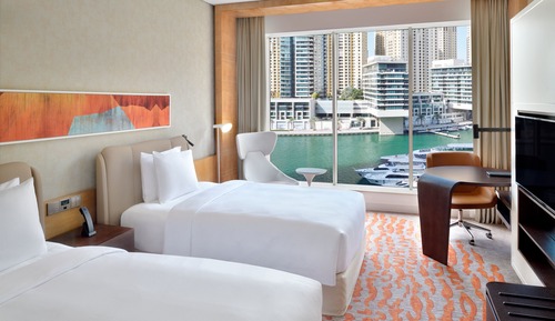 Premium Room, 2 Twin Beds, Marina View