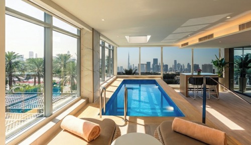 Suite, 1 Bedroom, Private Pool (Al Ain Skyline, Creek View)