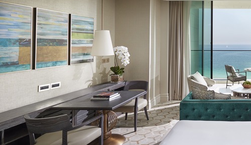 Premier Room, 2 Double Beds, Sea View