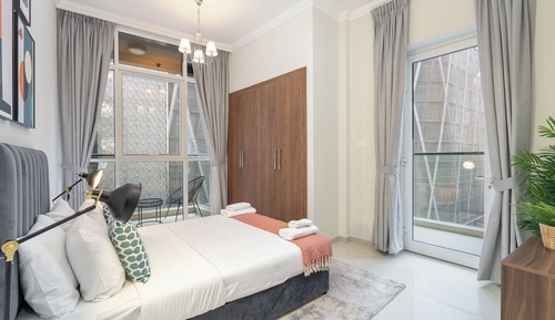 City Apartment, 1 King Bed with Sofa bed, Balcony