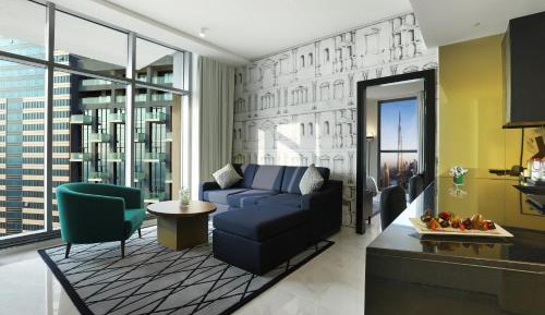 Executive One bed - Burj Khalifa Partial View with Free Beach and Mall Shuttle