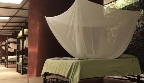 Double bed in Dorm Area